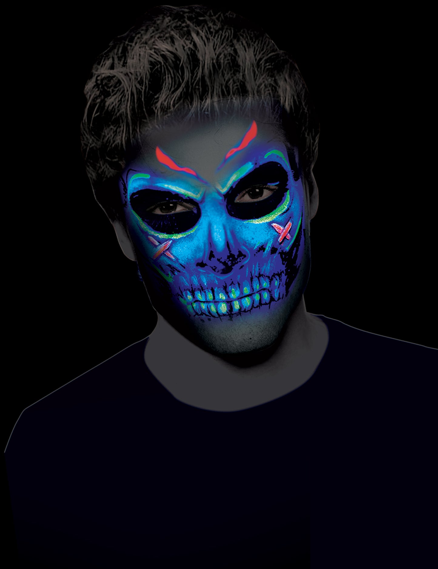 Modra neonska krema za ličenje