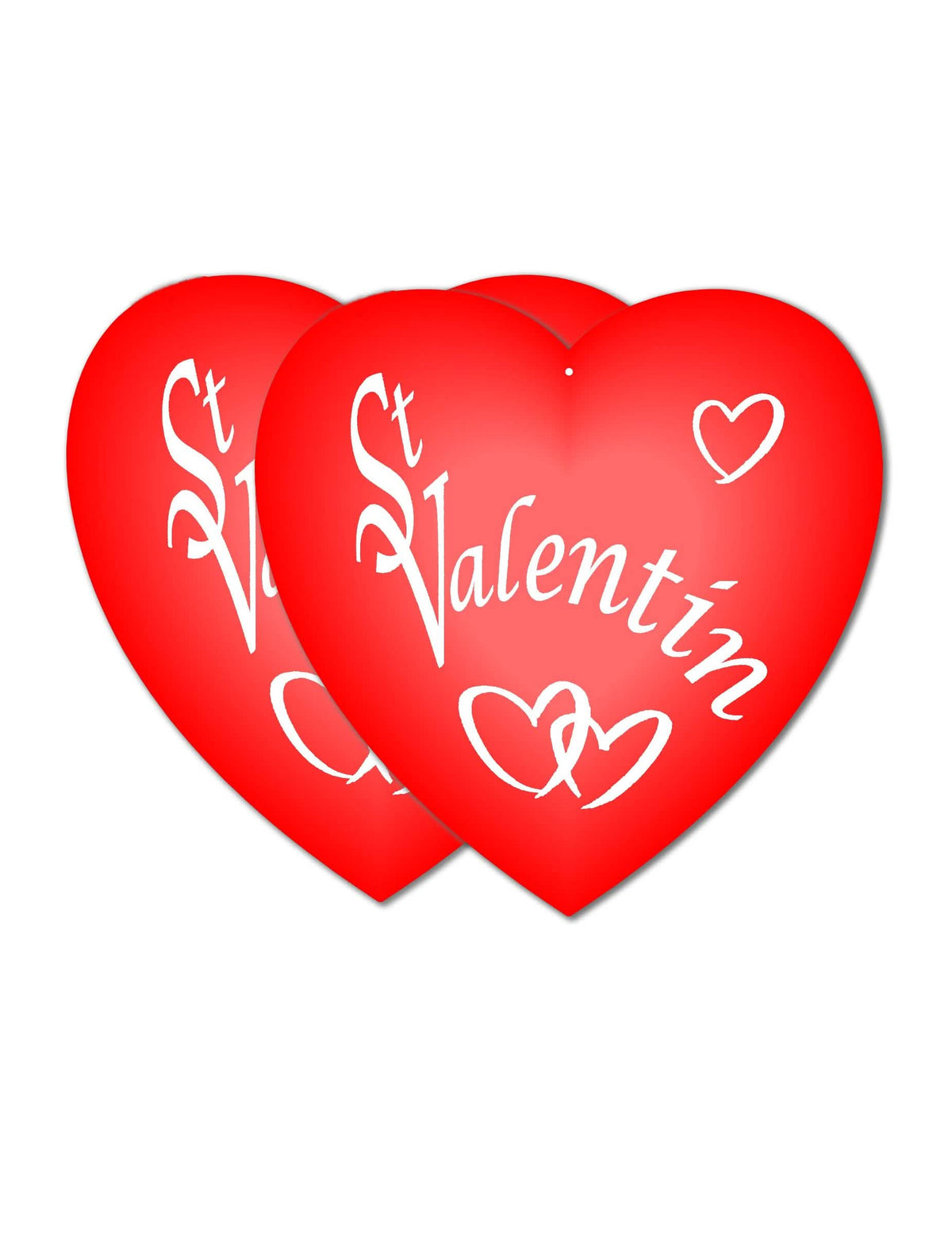 Stenska dekoracija za valentinovo rdeča srce iz kartona