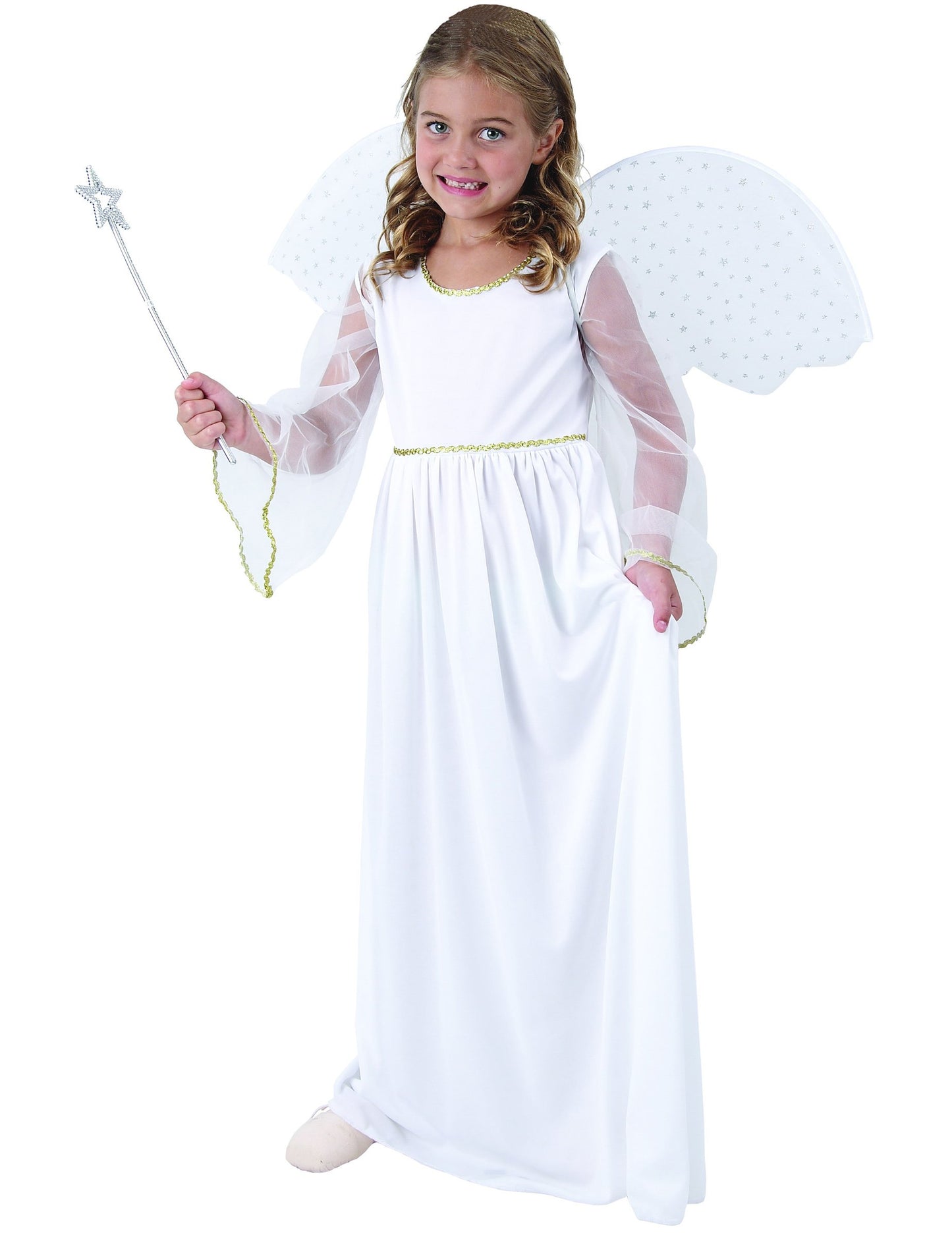 White Angel Costume Girl