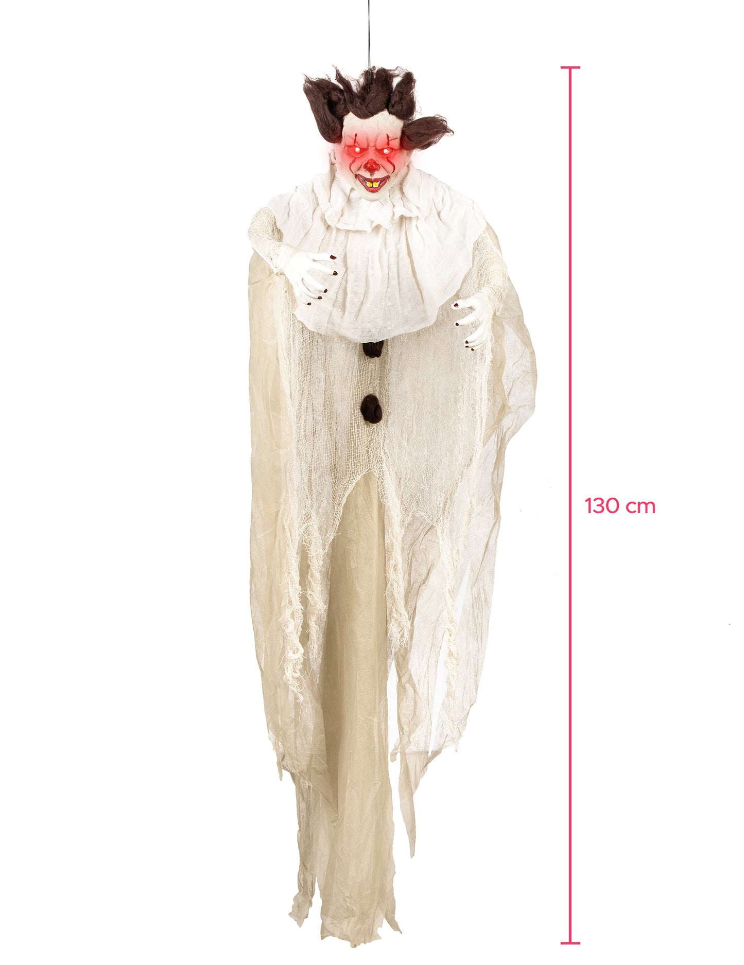 Dekoracija za obešanje klovn morilca 130 cm