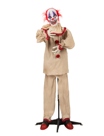 Animirana dekoracija strašljivega klovna 153 cm