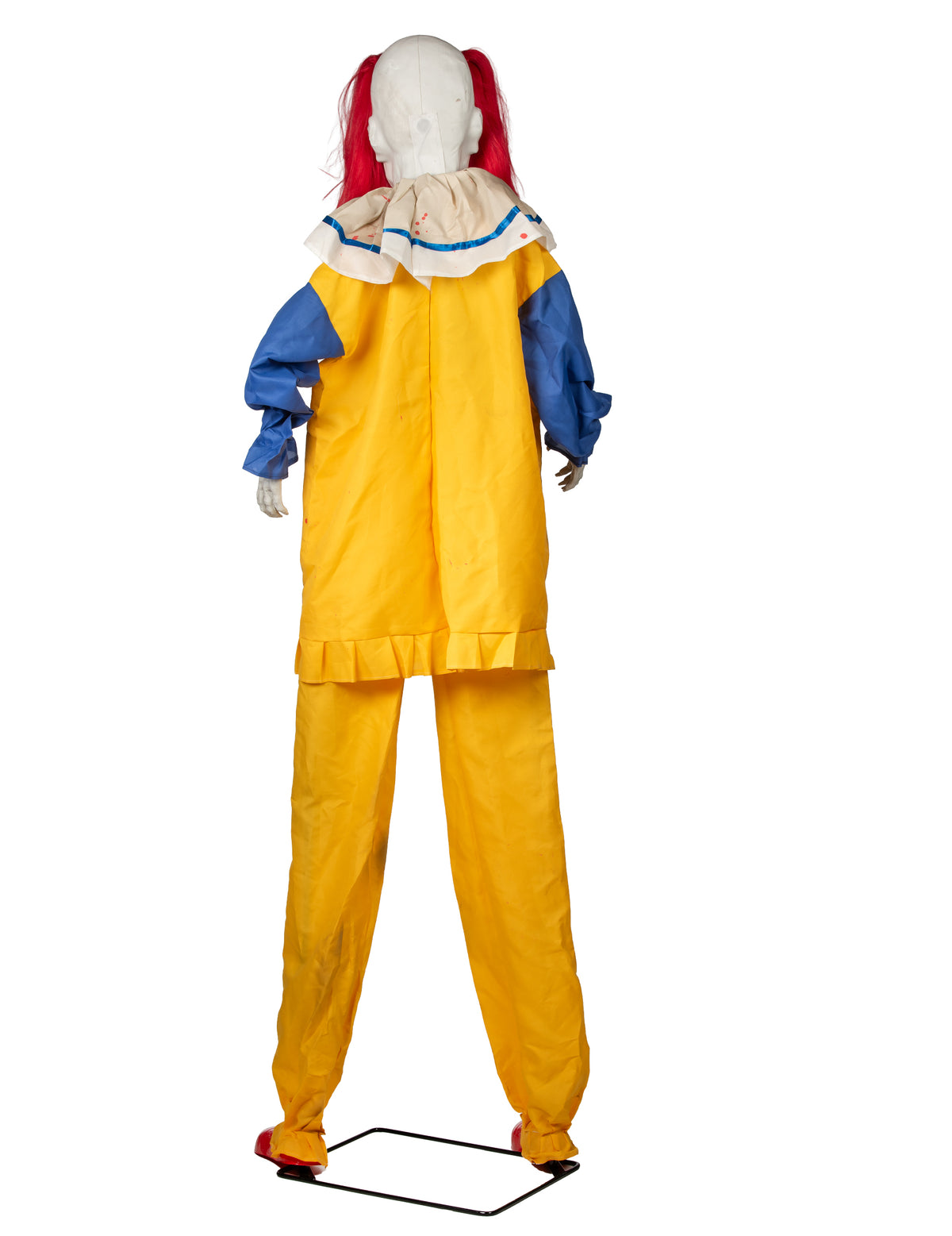 Décoration animée clown effrayant debout 230 cm