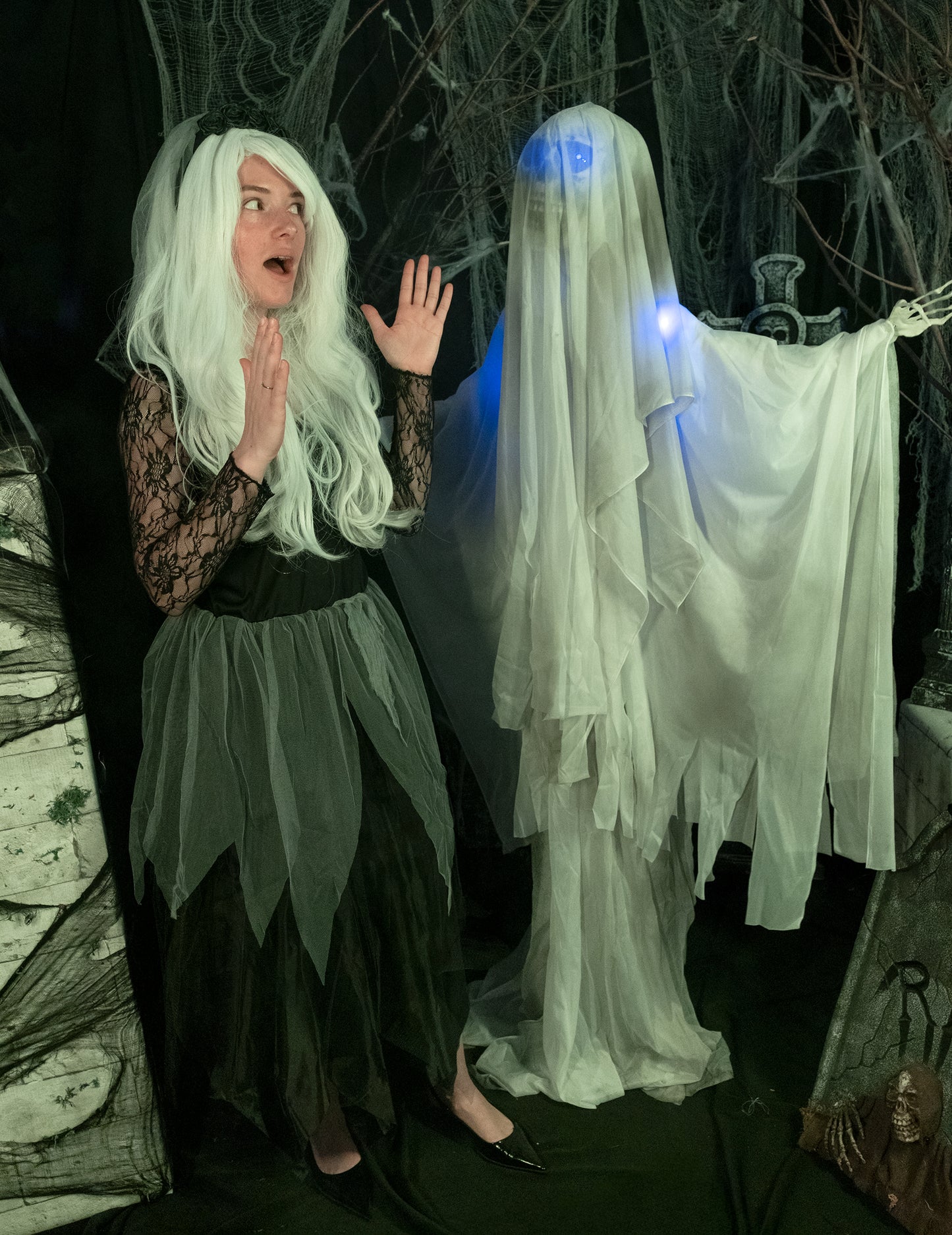 Animirana dekoracija zakriranje duha 170 cm