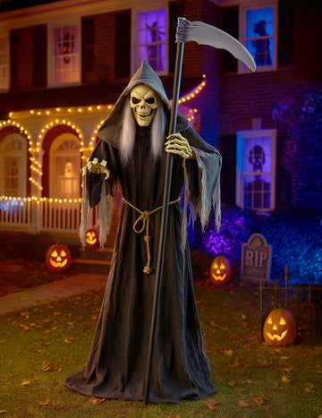 Animirani dekoracijski velikanski Reaper 182 cm