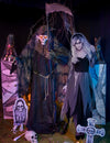 Animirani dekoracijski velikanski Reaper 182 cm