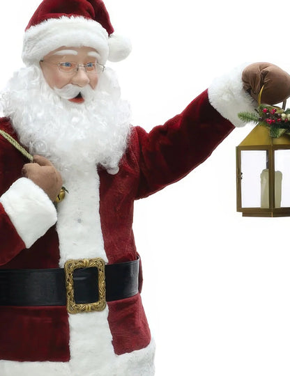 Razkošna animirana dekoracija Božička 180 cm