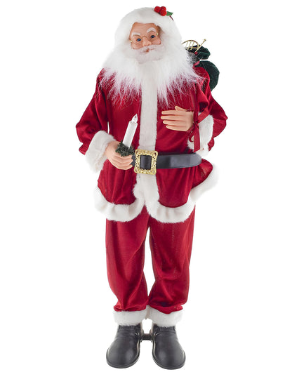 Animirana glasbena Božičkova dekoracija z gibanjem, zvokom in svetlobo 90 cm