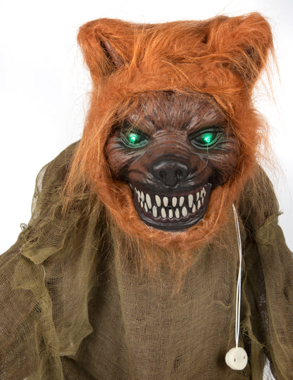 Animirani zvok in lahka dekoracija Bad Wolf 160 cm