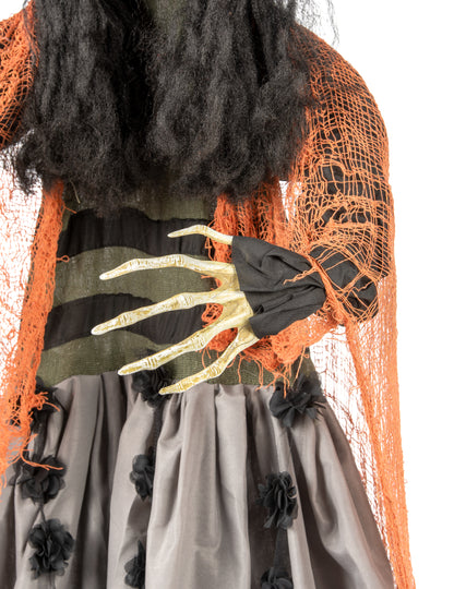 Animirana, zvočna in svetlobna viseča čarovniška dekoracija 183 cm