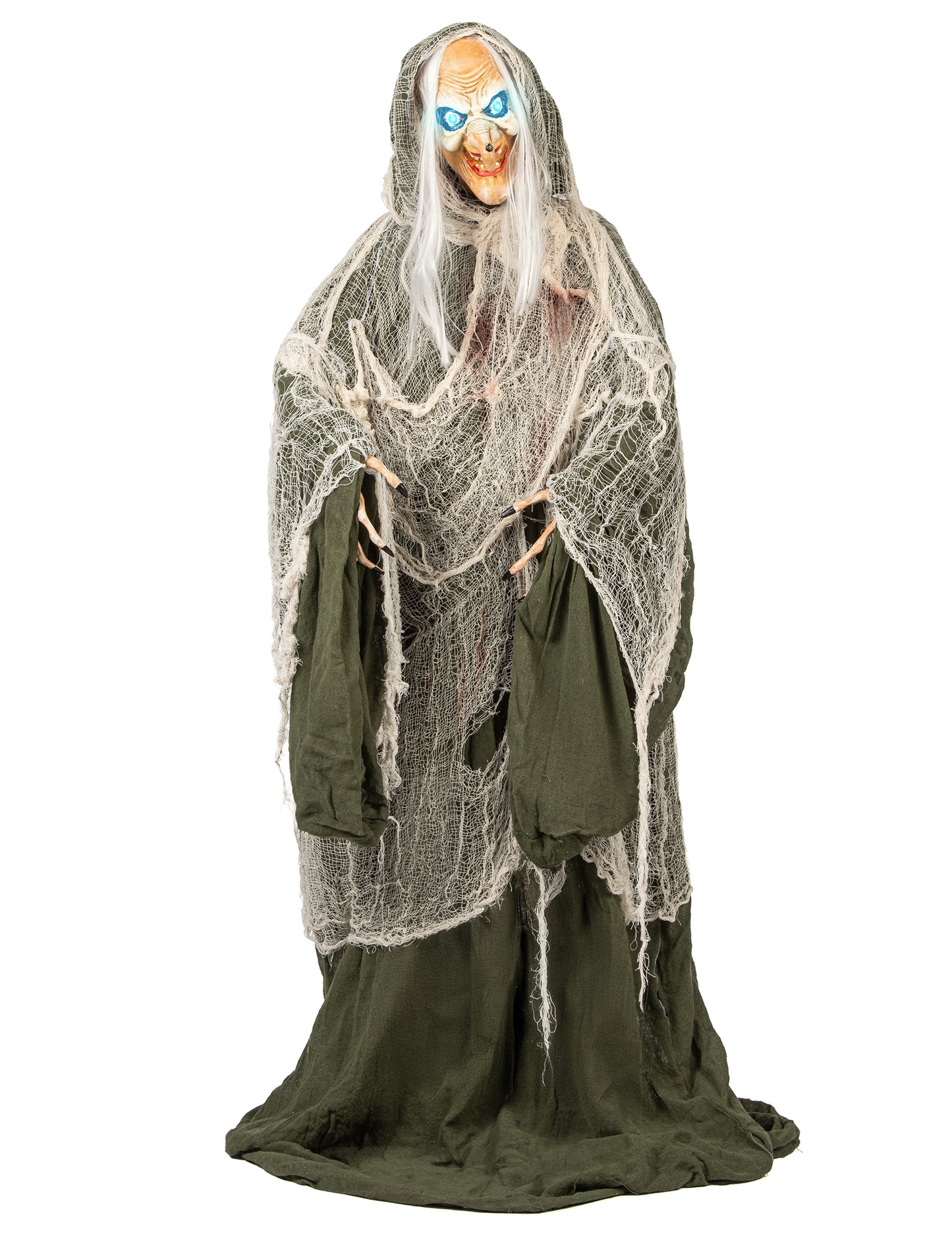 Animirani zvok in lahka dekoracija čarovnica Andromeda 153 cm