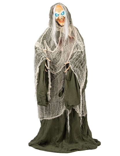 Animirani zvok in lahka dekoracija čarovnica Andromeda 153 cm