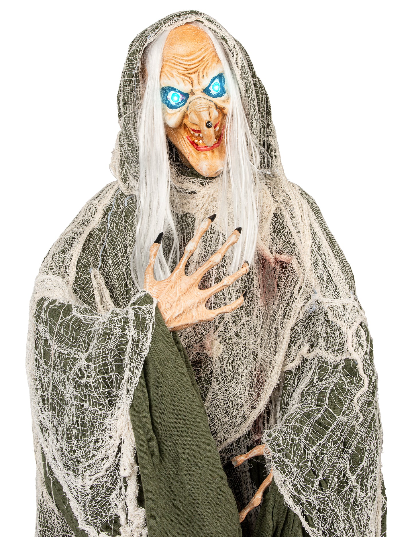 Animirani zvok in lahka dekoracija čarovnica Andromeda 153 cm