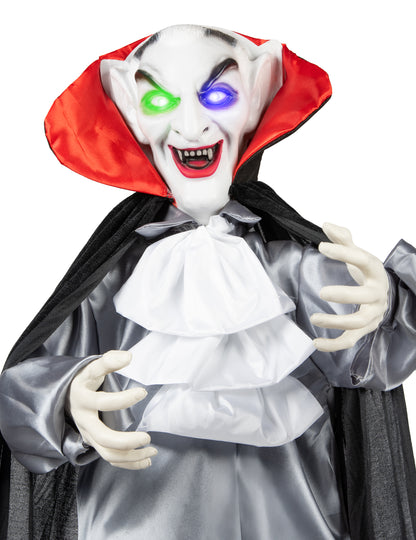 Animirani zvok in lahka dekoracija vampirski nasmejan 165 cm