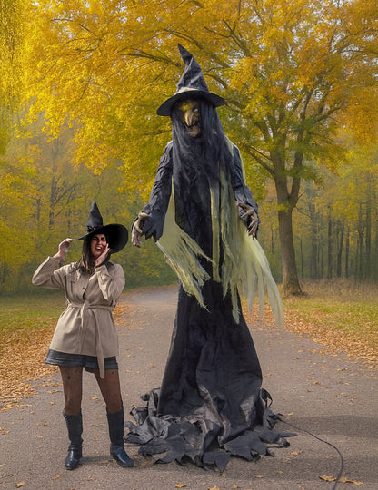 Animirani dekoracijski velikanski čarovnica xxl 300 cm