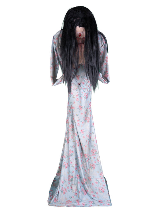 Animirana dekoracija zombi, ki žre možgane, 200 cm