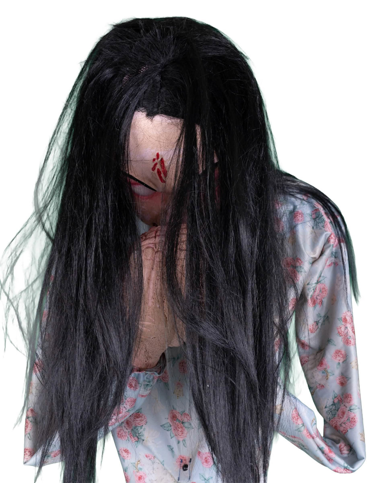 Animirana dekoracija zombi, ki žre možgane, 200 cm