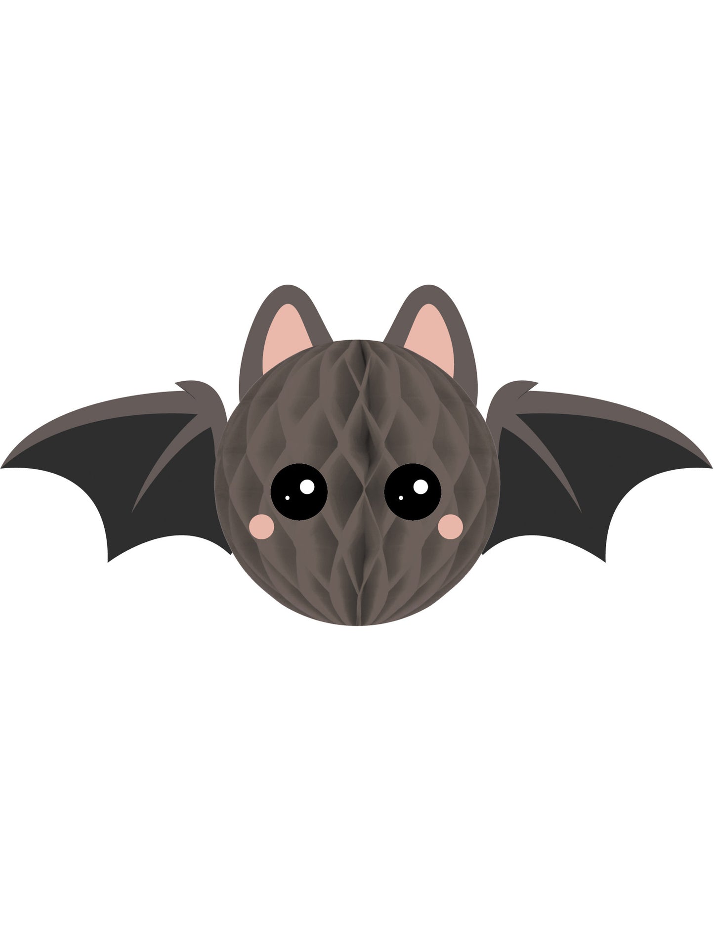 Siva papirnata dekoracija iz netopirjevega satja