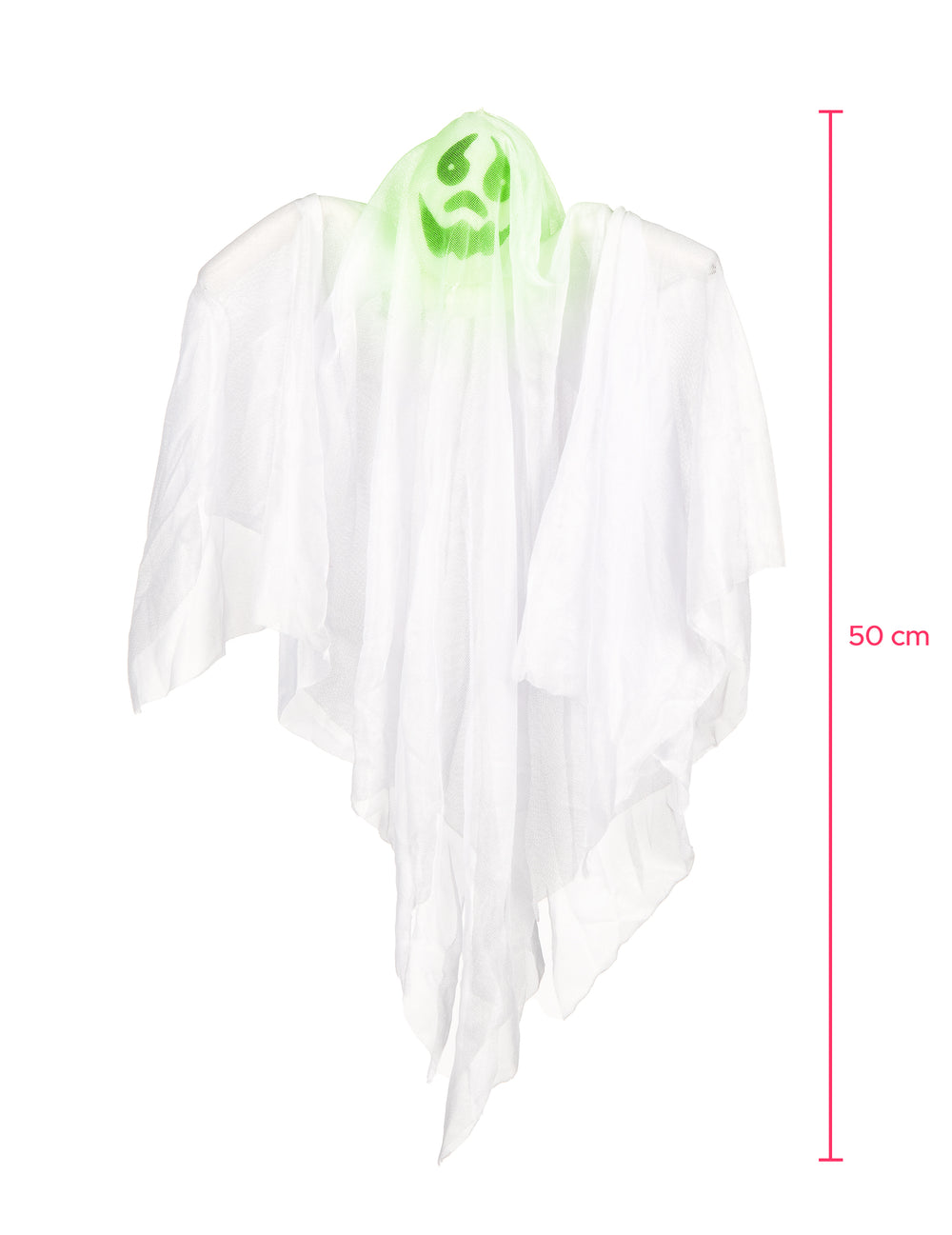 Dimensions de la décoration fantôme lumineux pour Halloween