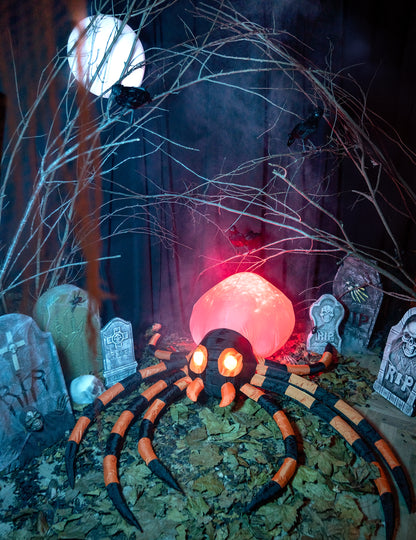 Ogromna napihljiva pajkova dekoracija 180 x 120 cm