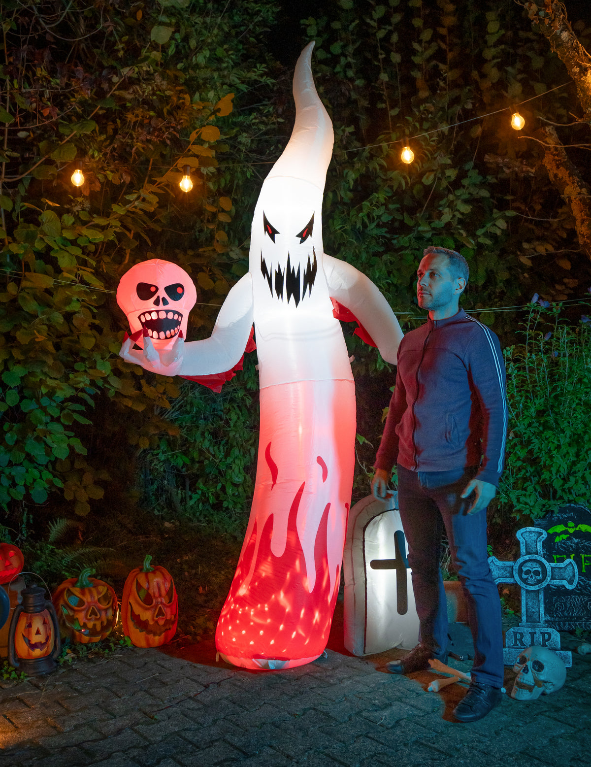 Luminous Ghost Infutable Decoration 270 cm