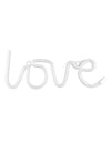 Décoration lumineuse néon led love blanc à piles