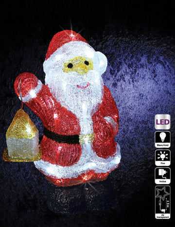 Božiček Claus Luminous Decoration 30 cm