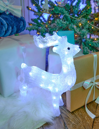 Svetlobna dekoracija jelen 45 cm 
