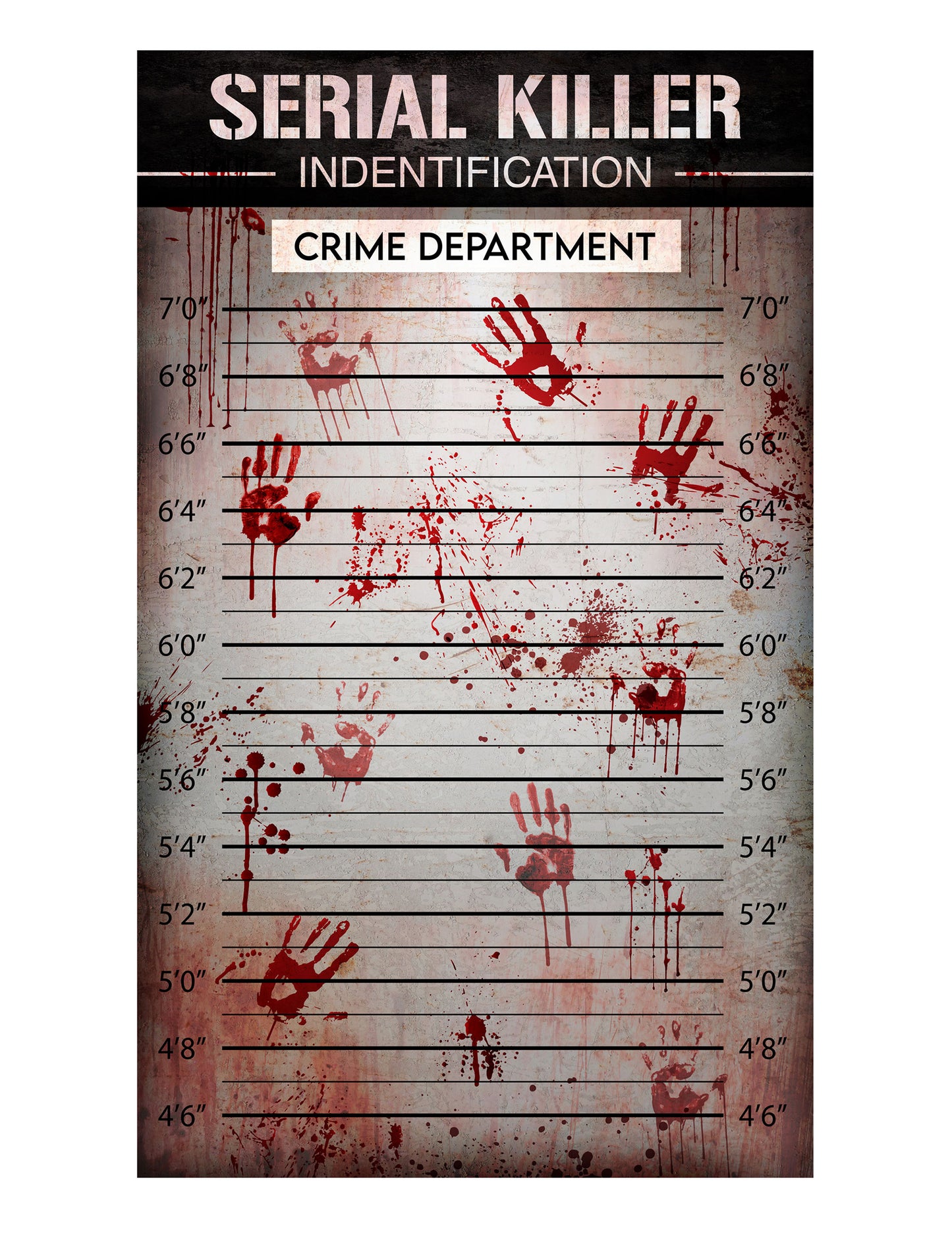 Dekoracija iz blaga stena za prepoznavanje policije 1,20 x 2 m 