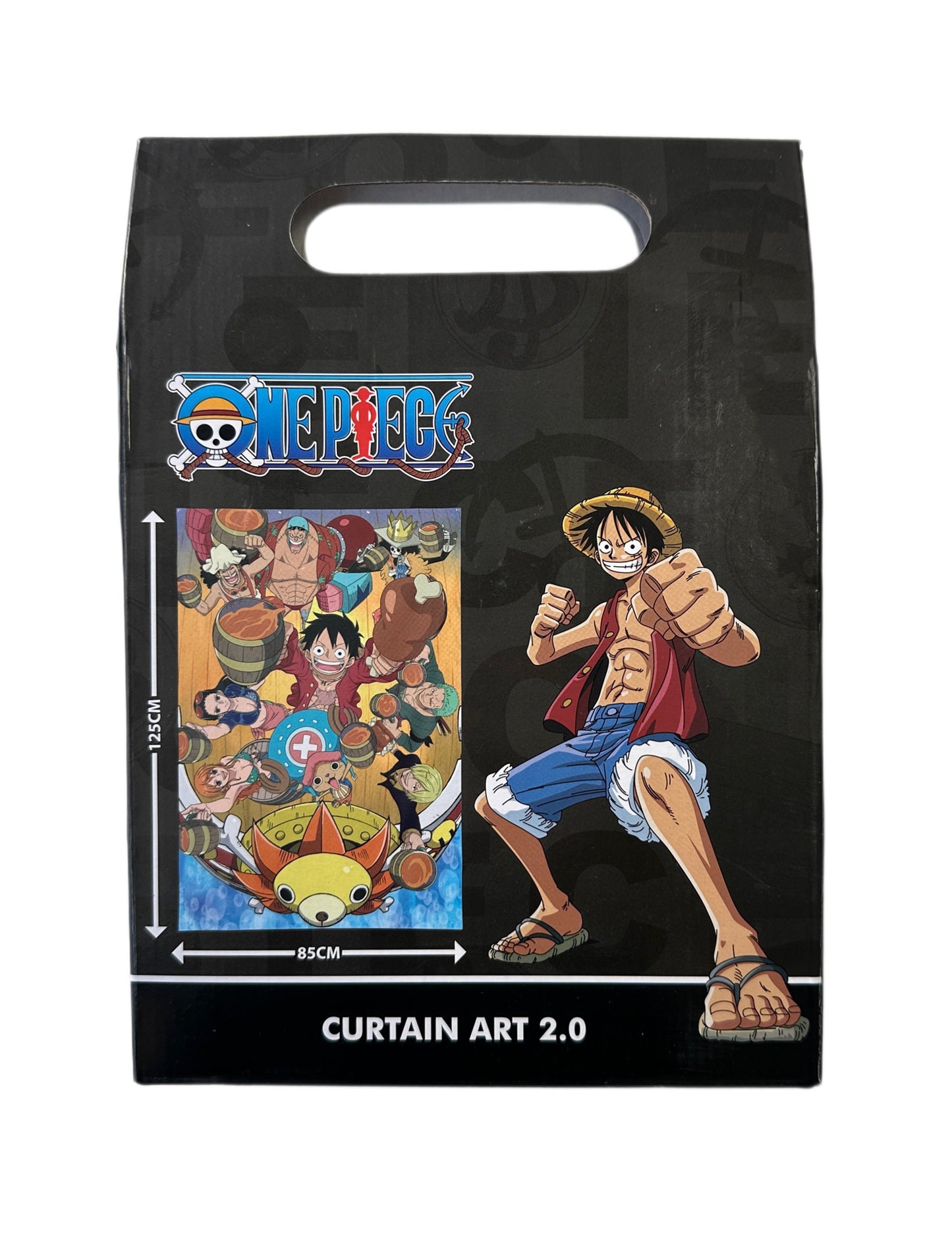 Stenska dekoracija One Piece™ 125×85 cm z kovinskimi očesci 