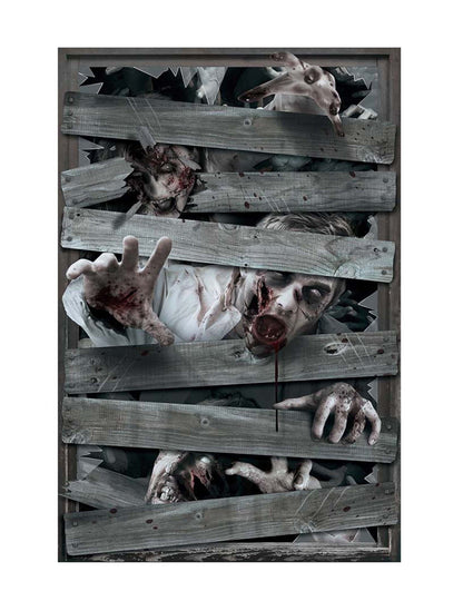 Okna z okenci zombiji 80 x 120 cm