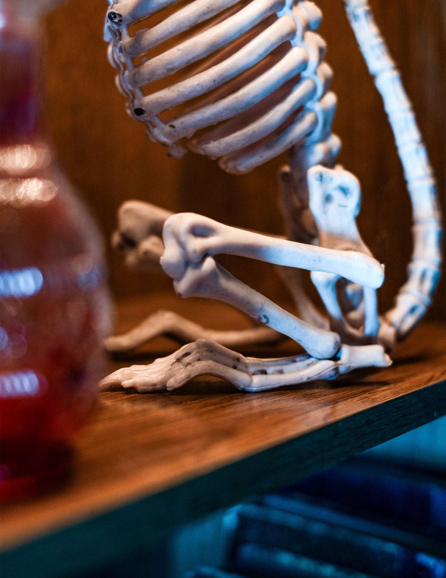 Dekoracija okostja za noč čarovnic