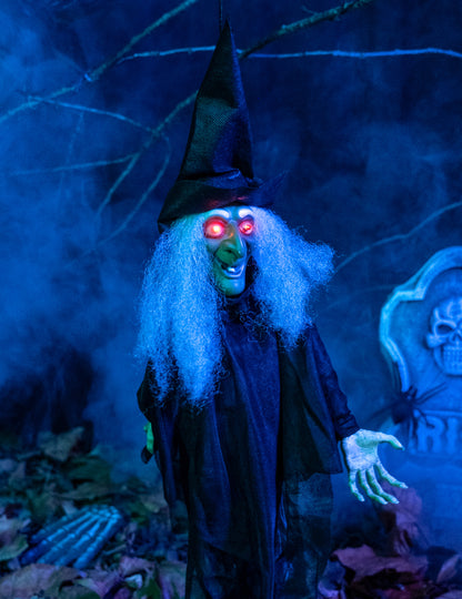 Svetlobna in smiselna animirana dekoracija čarovnic Halloween