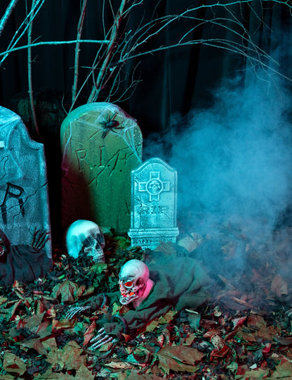 Luminozna in zvočna animirana okostja dekoracije Halloween