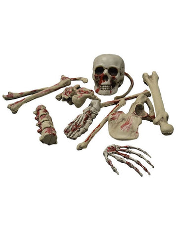 Halloween krvava dekoracija okostja