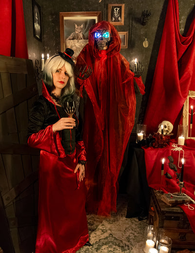 Dekoracija rdečega demona 180cm