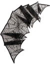 Dekoracija pajčevina iz črne čipke 43 cm x 2,50 m