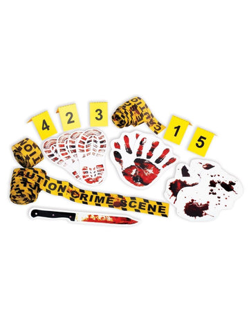 Okrasitve za kraj zločina za noč čarovnic