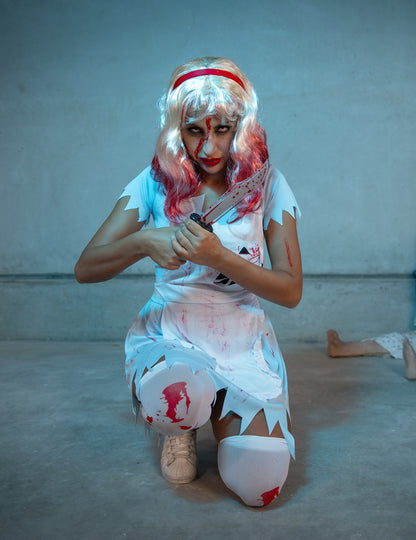 Déguisement Alice ensanglantée femme
