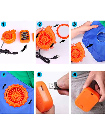 Otroški napihljiv tujec kostum