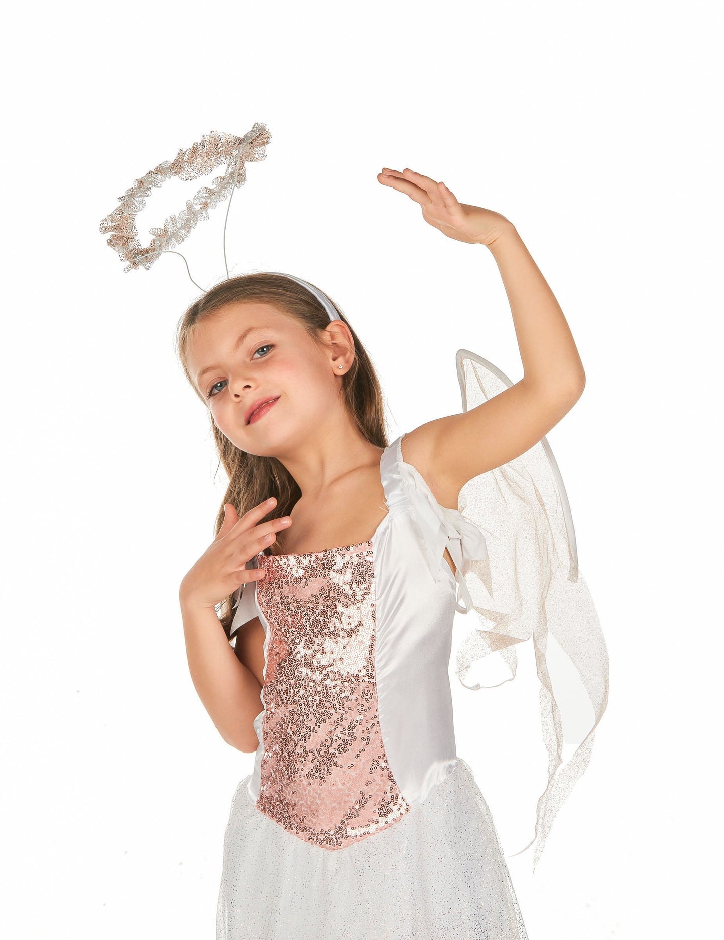 Rose Gold Girl Angel Costume
