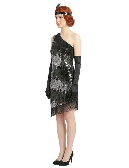 Stranski pogled na masko iz 20. let za ženske