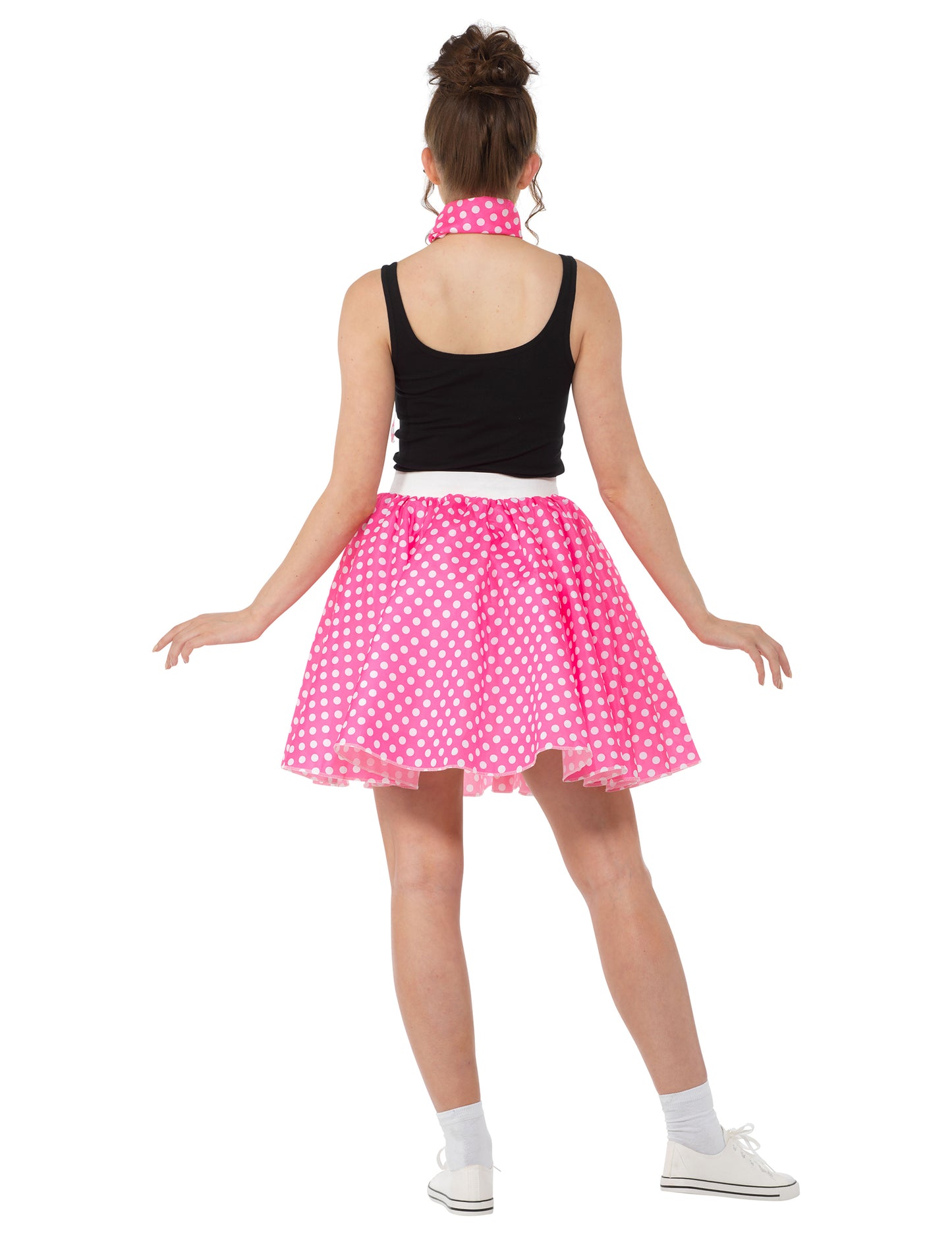 1950 -ih preobleči roza z ženskim grahom