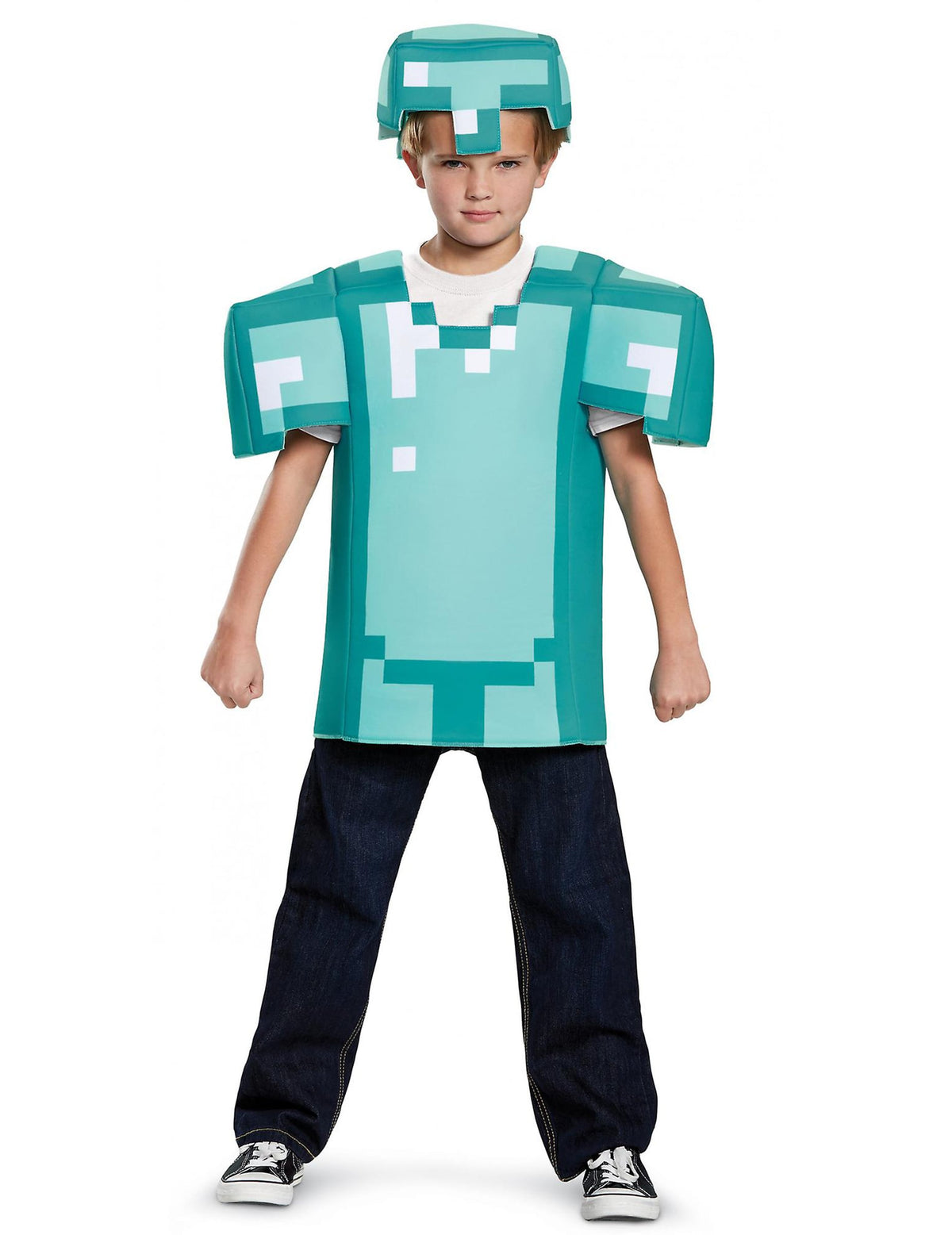 Vue d'ensemble du déguisement armure Minecraft