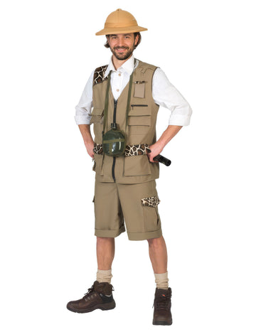 Moški kostum safari pustolovca