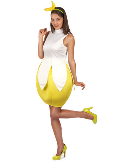 Vue de face du déguisement banane