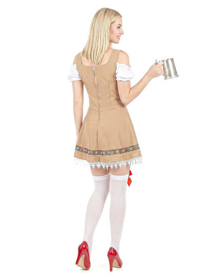 Déguisement bavaroise beige femme