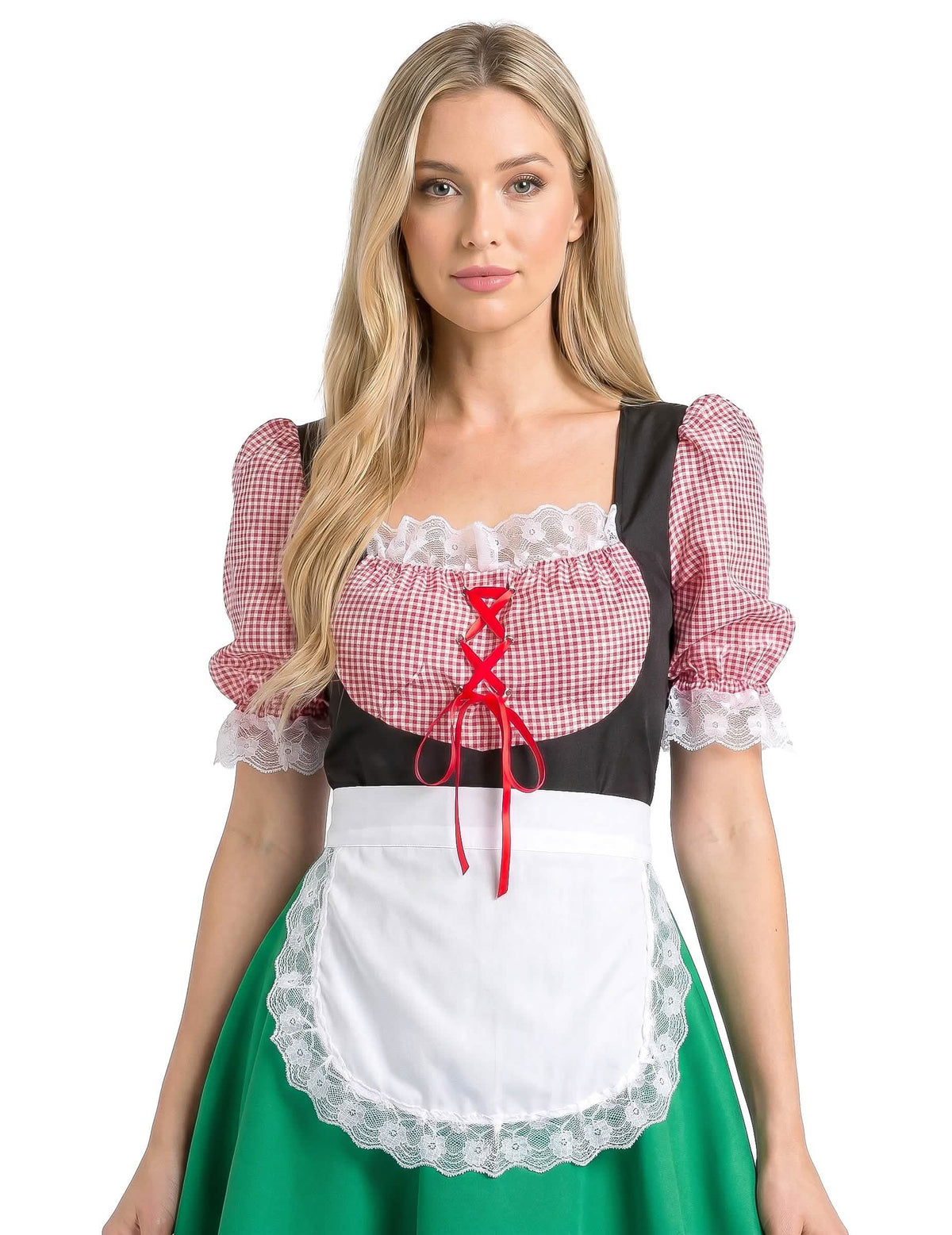 Ženski barvit bavarski bavarski kostum