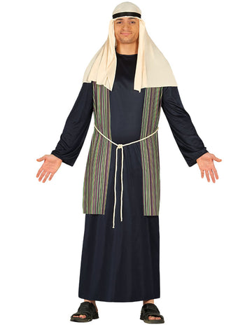 Moški modri ovčarski kostum