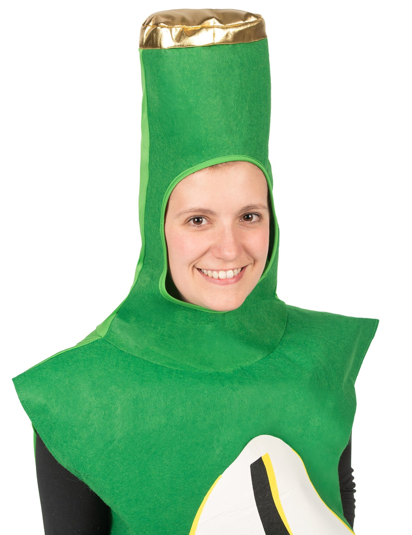 Kostum za steklenico z zeleno pivo odraslimi