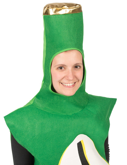 Kostum za steklenico z zeleno pivo odraslimi